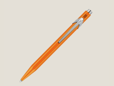 Penna a sfera arancio CARAN d’ACHE